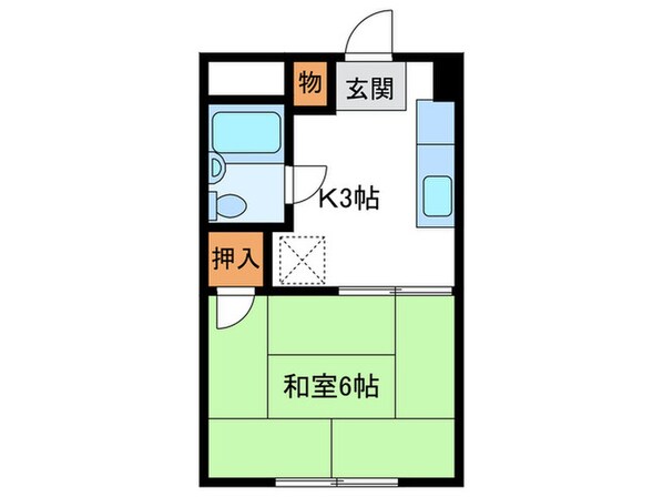 ｱ-ﾊﾞﾝ大橋の物件間取画像